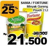 Promo Harga Sania / Fortune Minyak Goreng 2 ltr - Giant