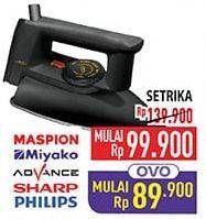 Promo Harga Maspion/Miyako/Sharp/Advance/Philips Setrik  - Hypermart