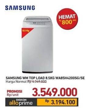 Promo Harga Samsung WA85H4200SG/SE  - Carrefour