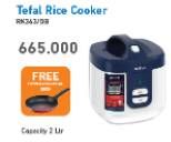 Promo Harga TEFAL RK363 | Rice Cooker 2 L  - Electronic City