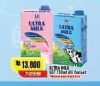 Promo Harga Ultra Milk Susu UHT All Variants 750 ml - Alfamart