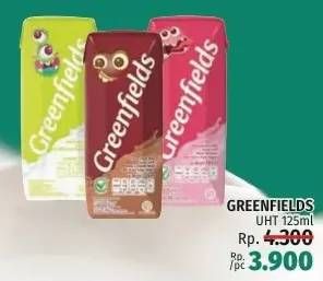 Promo Harga Greenfields UHT 125 ml - LotteMart