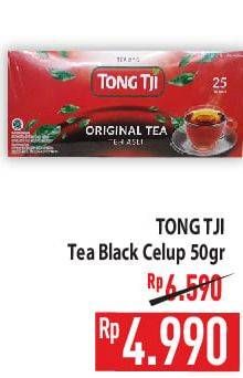 Promo Harga Tong Tji Teh Celup Black Tea 25 pcs - Hypermart