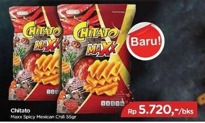 Promo Harga CHITATO Maxx Spicy Mexican 55 gr - TIP TOP