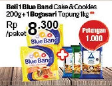 Promo Harga Blue Band Cake & Cookie + Bogasari Tepung Terigu  - Carrefour
