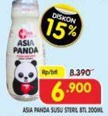 Promo Harga Asia Panda Susu Steril 200 ml - Superindo