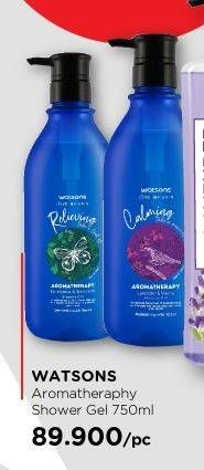 Promo Harga WATSONS Aromatheraphy Shower Gel 750 ml - Watsons