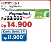 Promo Harga Pepsodent Pasta Gigi Complete 8 Actions Herbal 190 gr - Indomaret