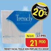 Promo Harga Trendy Tissue 800 gr - Superindo