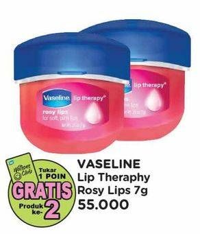 Promo Harga Vaseline Lip Therapy Rosy Lips 7 gr - Watsons