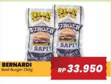 Promo Harga Bernardi Burger Sapi 10 pcs - Yogya