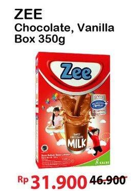 Promo Harga ZEE Kidz Susu Bubuk Swizz Chocolate, Vanilla Twist 350 gr - Alfamart