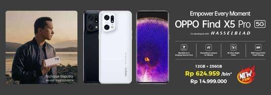 Promo Harga Oppo Find X5 Pro 5G 12 GB + 256 GB  - Erafone