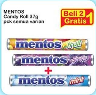 Promo Harga MENTOS Candy All Variants 37 gr - Indomaret