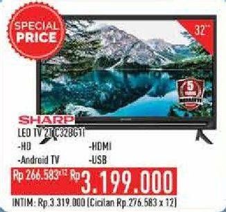 Promo Harga SHARP 2T-C32BG1 | LED TV 32 inch  - Hypermart