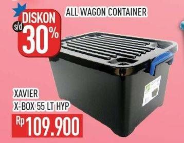 Promo Harga Multindo Xavier Container Box Solid 55000 ml - Hypermart