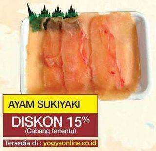 Promo Harga Ayam Sukiyaki per 100 gr - Yogya