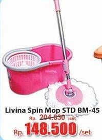 Promo Harga LION STAR Livina Spin Mop BM-45  - Hari Hari