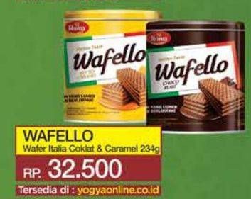 Promo Harga ROMA Wafello Butter Caramel, Choco Blast 234 gr - Yogya