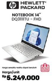 Promo Harga HP 14" Laptop 14S-DQ3111TU  - COURTS