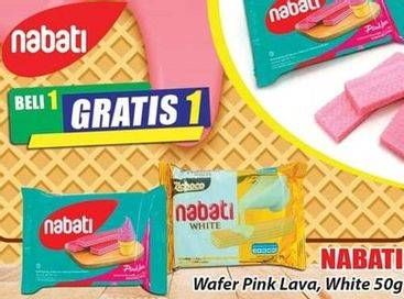 Promo Harga NABATI Wafer 50 gr - Hari Hari