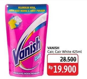 Promo Harga Vanish Penghilang Noda Cair Putih, Pink 425 ml - Alfamidi