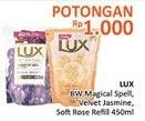 Promo Harga LUX Body Wash Magical Spell, Velvet Jasmine, Soft Rose 450 ml - Alfamidi