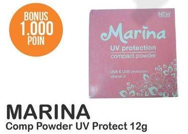 Promo Harga MARINA Compact Powder UV Protect 12 gr - Alfamart