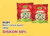 Promo Harga Ruby Bakso Lohoa Ayam 450 gr - Yogya