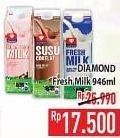 Promo Harga DIAMOND Fresh Milk 946 ml - Hypermart