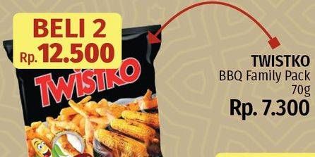 Promo Harga TWISTKO Snack Jagung Bakar 70 gr - LotteMart