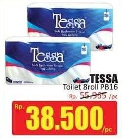 Promo Harga TESSA Toilet Tissue 8 roll - Hari Hari
