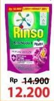 Promo Harga Rinso Liquid Detergent + Molto Purple Perfume Essence 565 ml - Alfamart