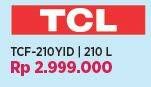 Promo Harga TCL TCF-210YID Chest Freezer 210 ltr - COURTS