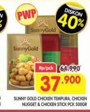 Promo Harga Sunny Gold Chicken Tempura/Nugget/Stick  - Superindo
