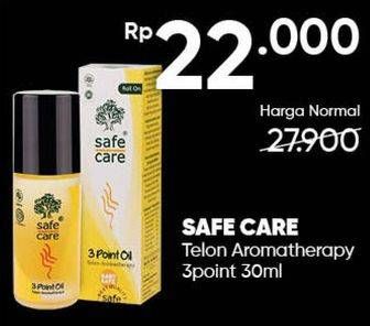 Promo Harga SAFE CARE 3 Point Oil Telon Aromatherapy 30 ml - Guardian