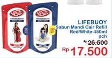 Promo Harga LIFEBUOY Body Wash Mild Care, Total 10 450 ml - Indomaret