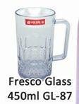 Promo Harga Lion Star Fresco Glass GL-87 450 ml - Hari Hari