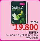 Promo Harga Softex Daun Sirih 36cm, Wing 42 Cm 8 pcs - Alfamidi