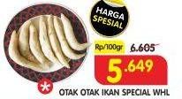 Promo Harga Otak Otak Ikan Special WHL per 100 gr - Superindo