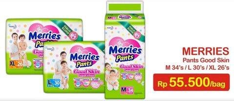 Promo Harga Merries Pants Good Skin M34, L30, XL26  - Indomaret