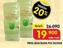 Promo Harga TRIPLE Lidah Buaya per 5 pcs 25 gr - Superindo