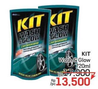 Promo Harga KIT Wash & Glow Car Shampoo 800 ml - LotteMart