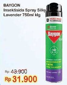 Promo Harga BAYGON Insektisida Spray Silky Lavender 750 ml - Indomaret