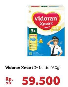 Promo Harga VIDORAN Xmart 3+ Madu 950 gr - Carrefour