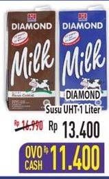 Promo Harga DIAMOND Milk UHT 1000 ml - Hypermart