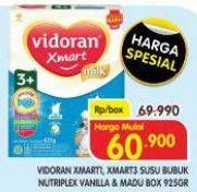 Promo Harga Vidoran Xmart 3+ Madu, Vanilla 950 gr - Superindo