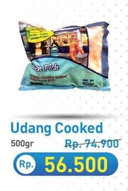 Promo Harga Udang Cooked 500 gr - Hypermart