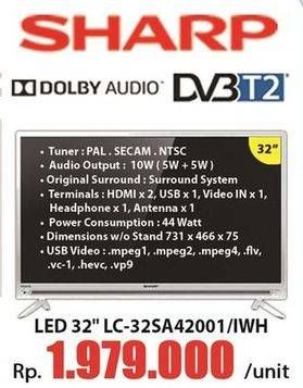 Promo Harga Sharp LC-32SA4200i | LED TV  - Hari Hari