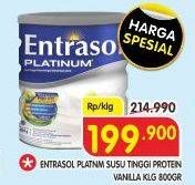 Promo Harga ENTRASOL Platinum Vanila 800 gr - Superindo